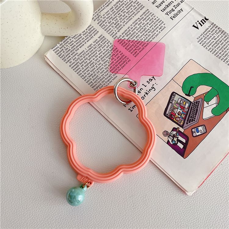 Strap Lanyard Hoop Wavy Pad Phone with