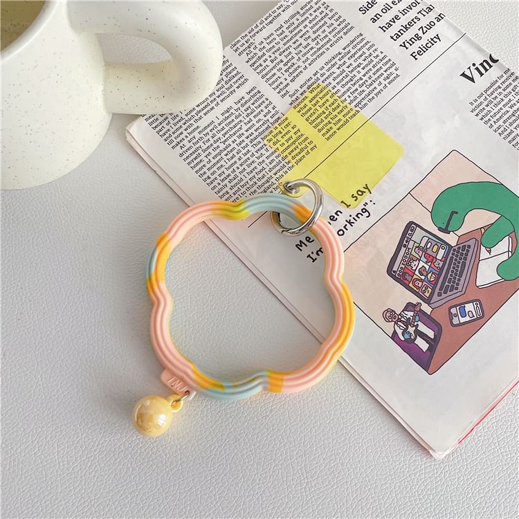 Strap Lanyard Hoop Wavy Pad Phone with