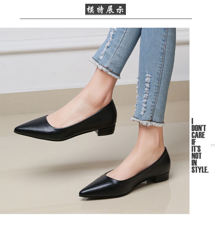 Pumps Chunky Heel