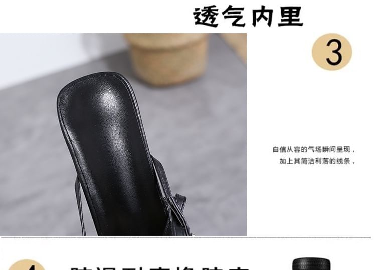 Sandals Strap Heel High Ankle