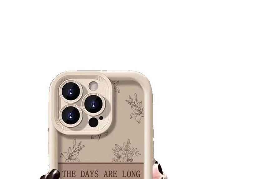 Phone Lettering Case Floral