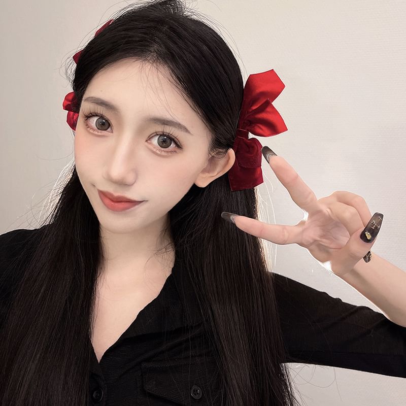 Hair Set 2: of Velvet Clip Bow