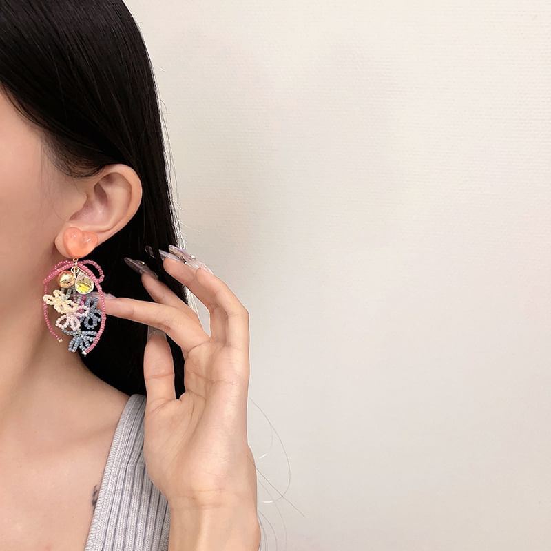 Earring Bow Drop Bead