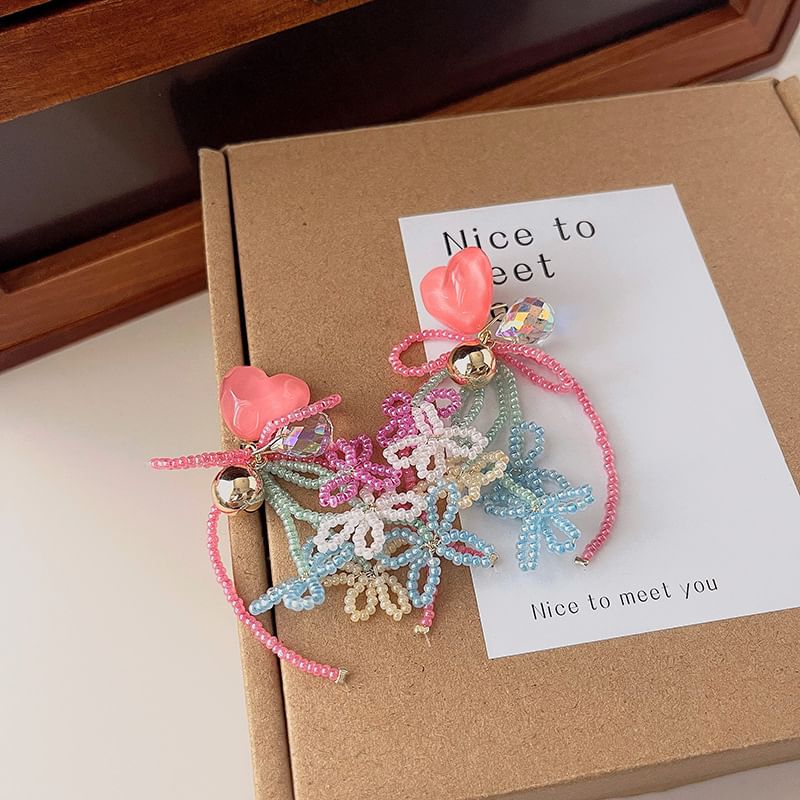 Earring Bow Drop Bead