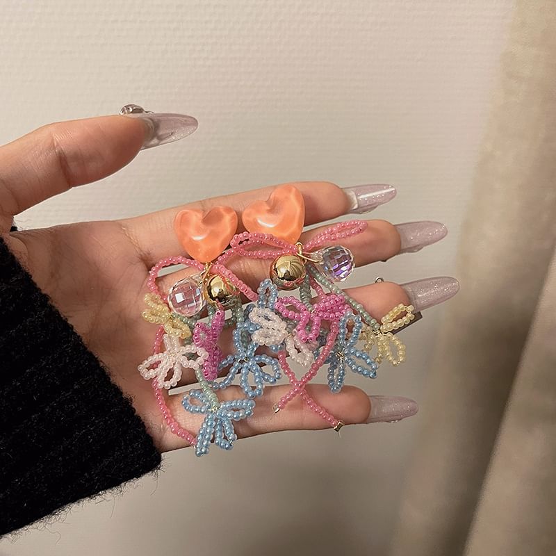 Earring Bow Drop Bead