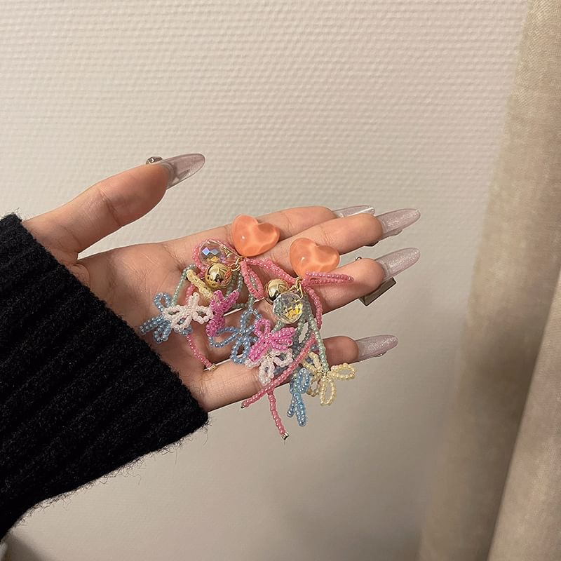 Earring Bow Drop Bead