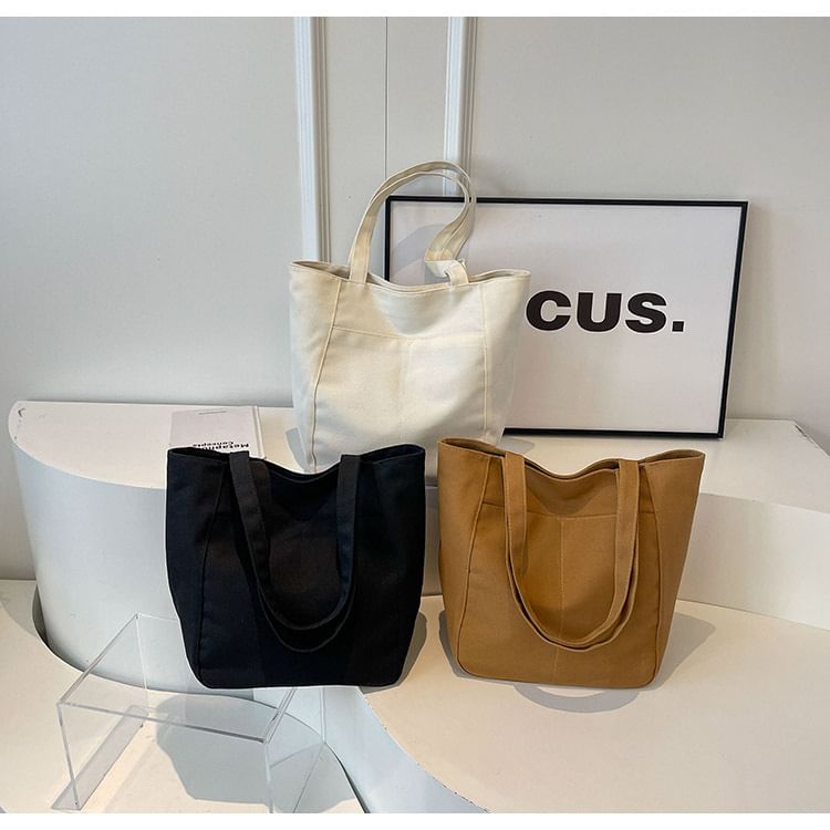 Bag Tote Canvas Plain