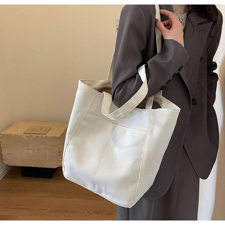 Bag Tote Canvas Plain