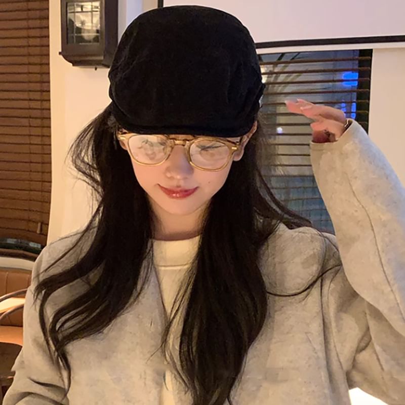 Embroidered Cap Numerical Flat