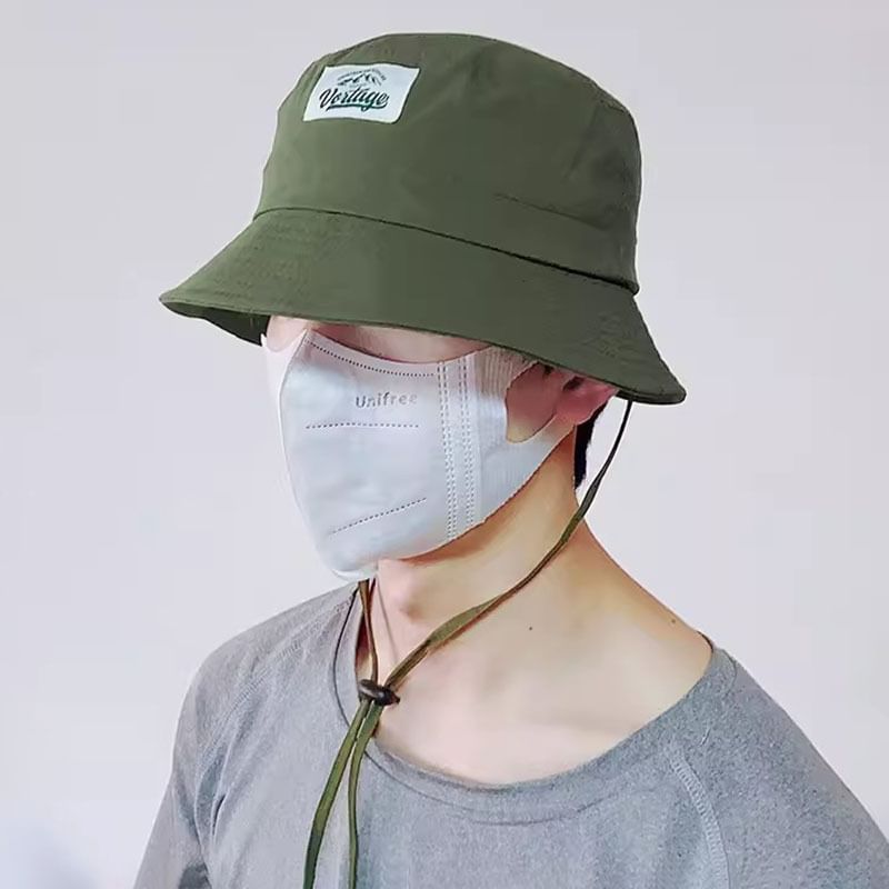 Lettering Hat Applique Bucket