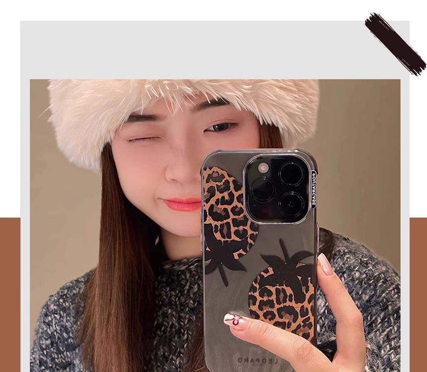 Print Case Phone Leopard