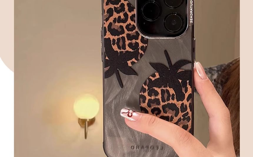 Print Case Phone Leopard