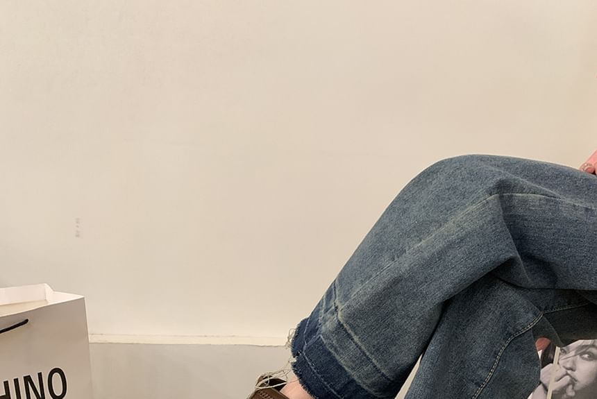 Short Heel Chunky Boots