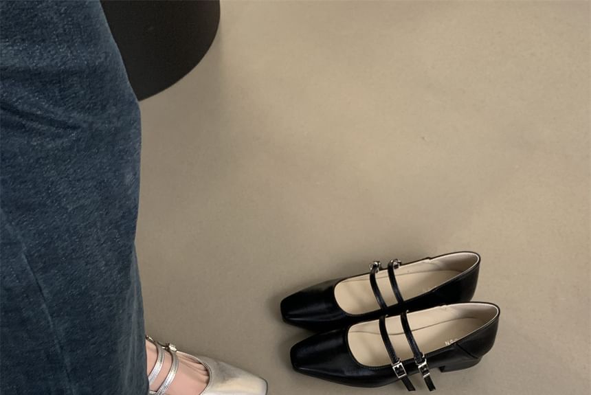 Jane Chunky Heel Shoes Mary