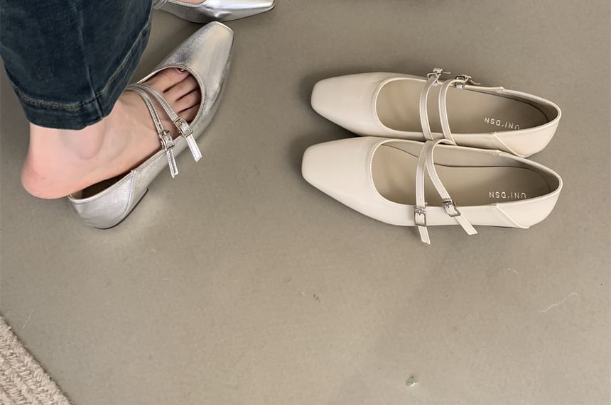 Jane Chunky Heel Shoes Mary