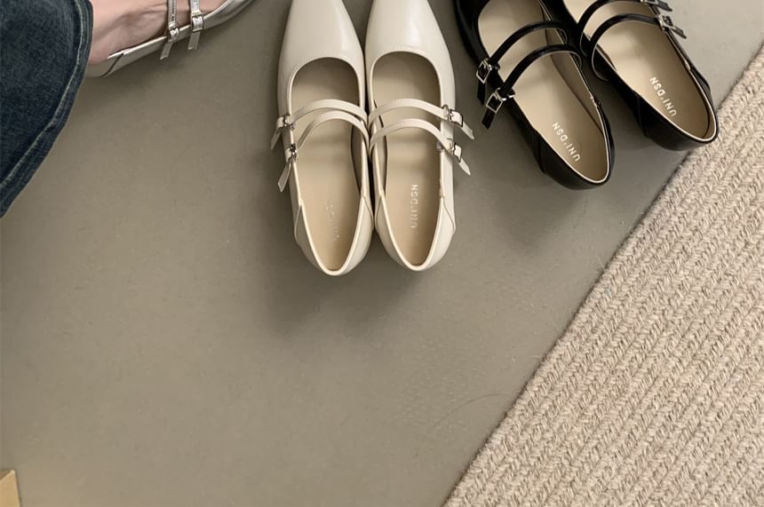 Jane Chunky Heel Shoes Mary