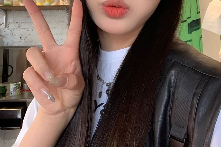 Star Applique Cap Flat