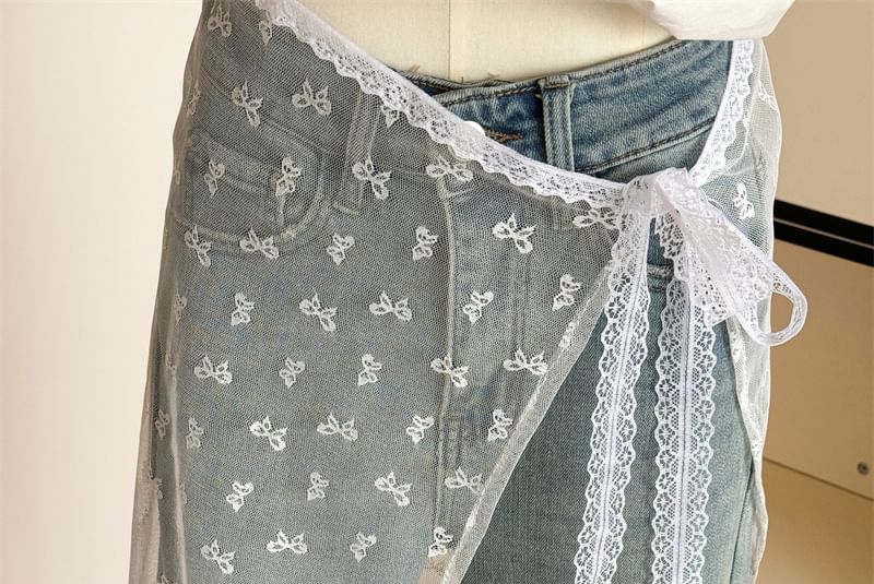 Lace Apron (Various Half Skirt Designs)