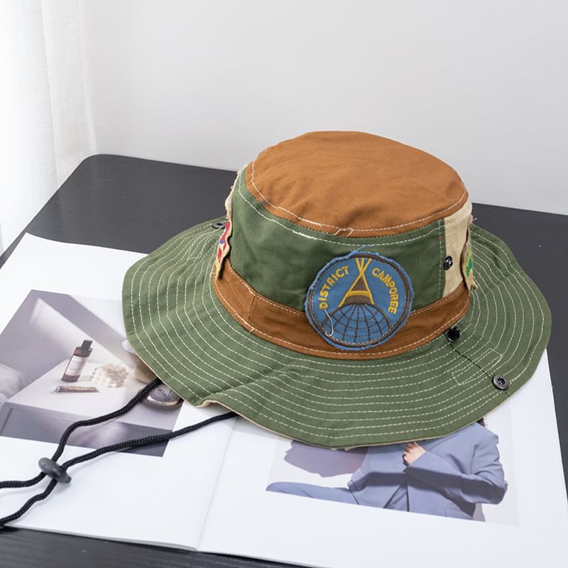 Applique Hat Color Block Boonie