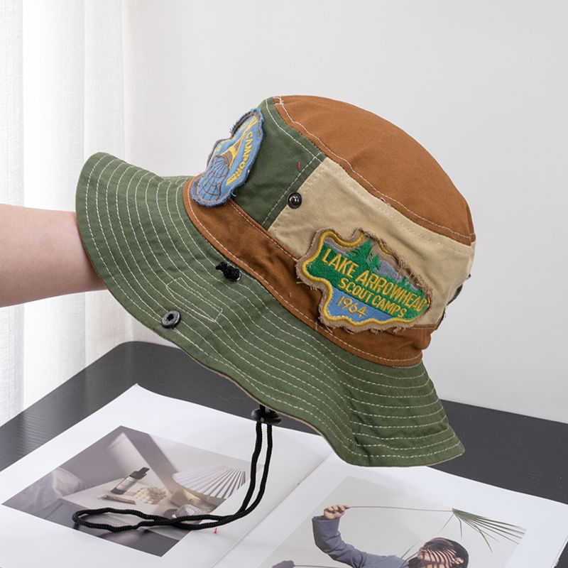 Applique Hat Color Block Boonie