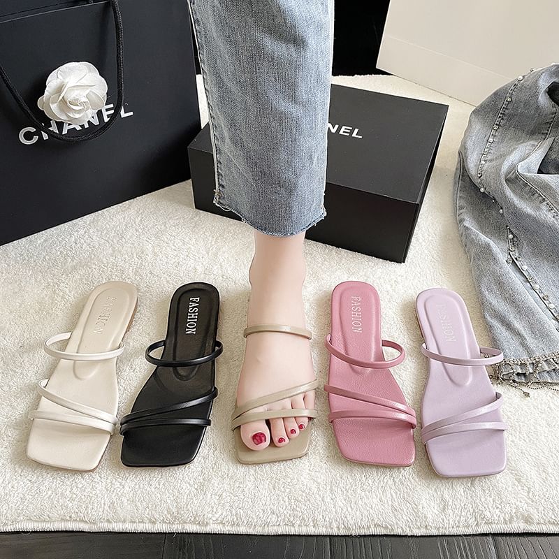 Sandals Strappy Slide