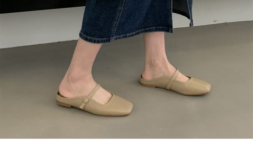 Square Mules Toe