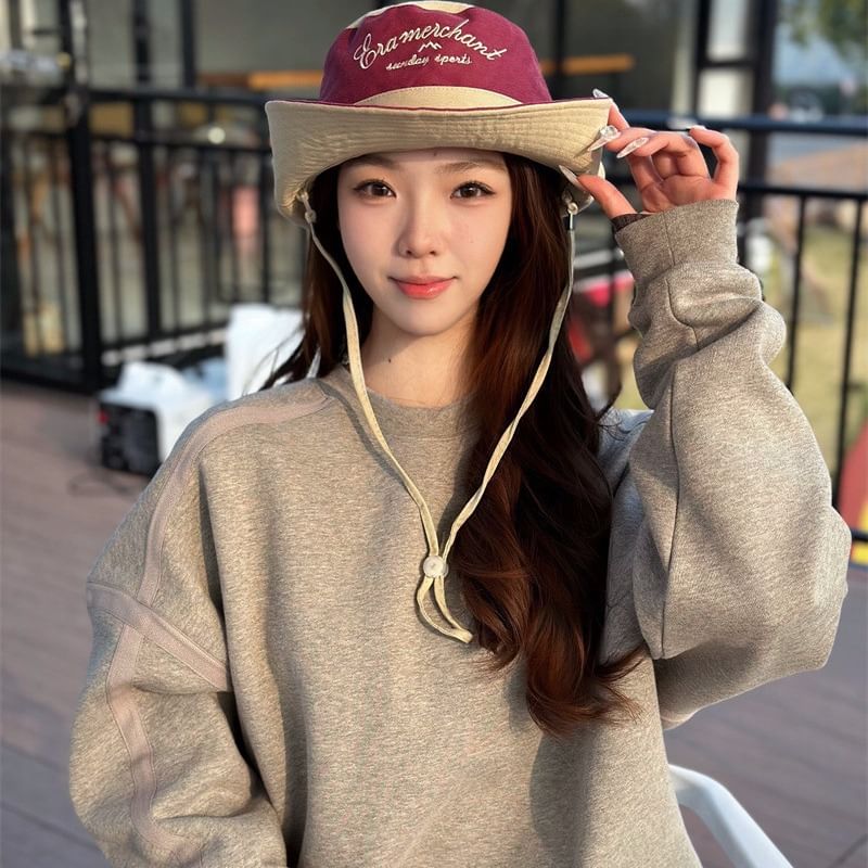 Embroidered Boonie Hat Letter