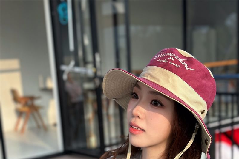 Embroidered Boonie Hat Letter