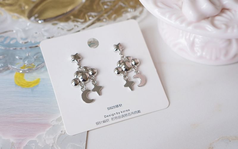 Cloud Earring Star Dangle Moon Alloy