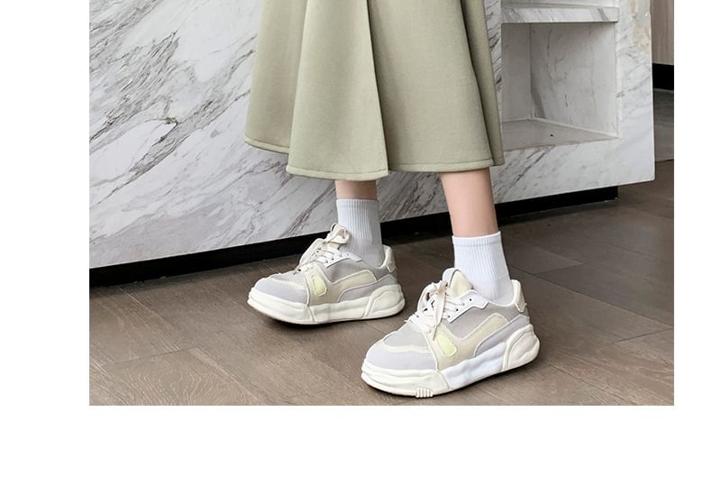 High A-Line Skirt Midi Waist Plain