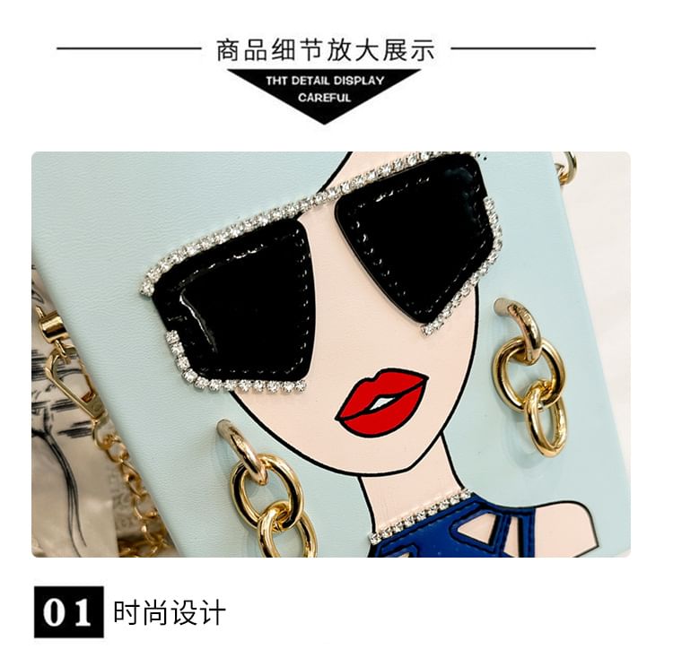 Bag Face Print Crossbody