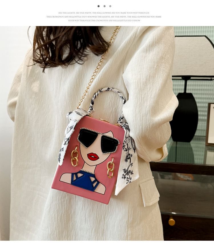 Bag Face Print Crossbody