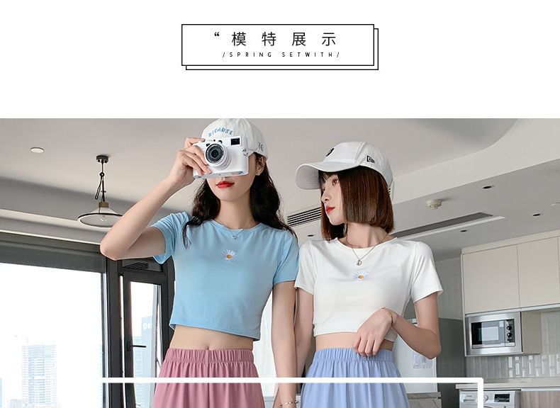 Straight Pants Waist Leg Designs) Plain (Various Elastic