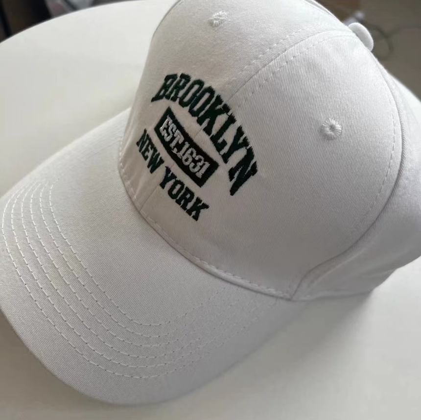 Embroidered Lettering Cap