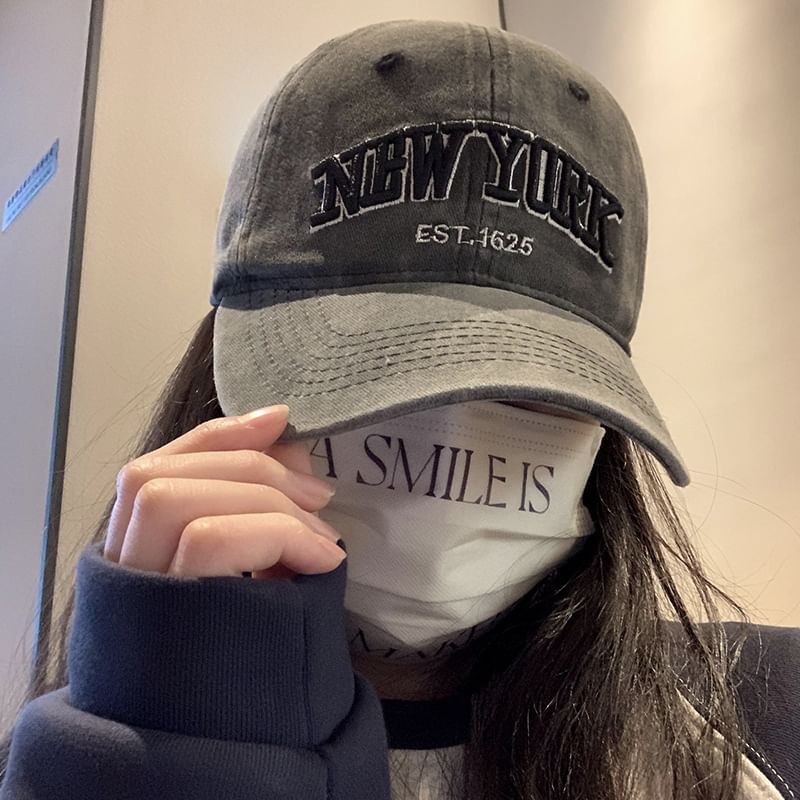 Cap Embroidered Lettering