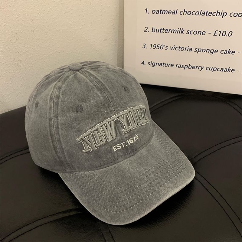 Cap Embroidered Lettering