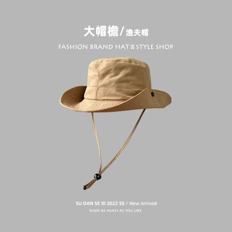 Plain Bucket Hat