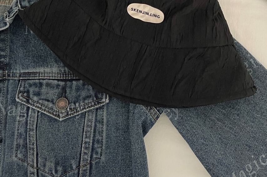 Applique Textured Hat Bucket