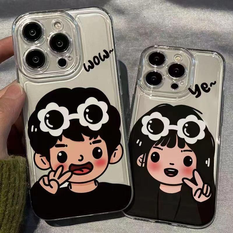Couple Cartoon Matching Case Phone