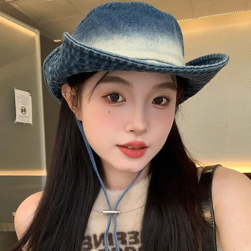 Denim Cowboy Hat