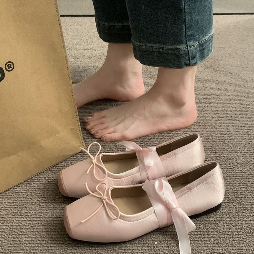 Floral Flats Balletcore Accent