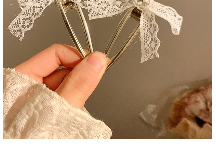 Lace Hair Set Clip / Bow