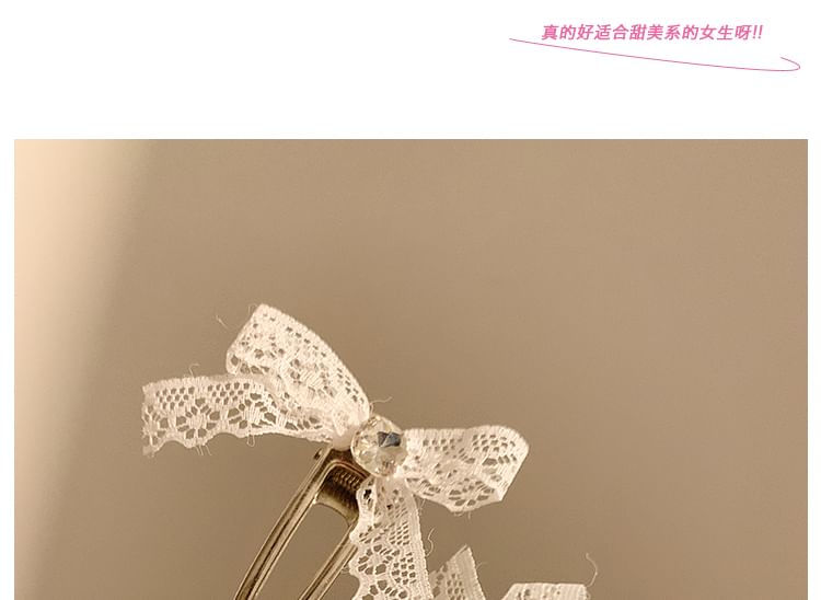 Lace Hair Set Clip / Bow