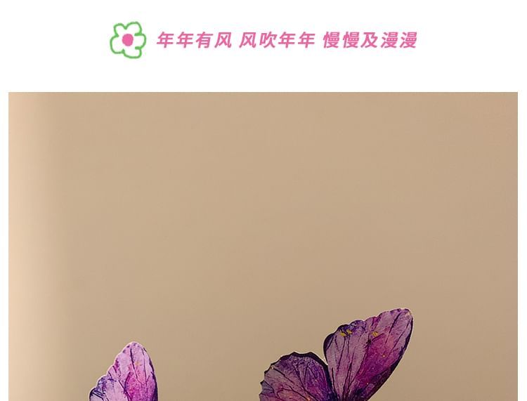 Clip Butterfly Rhinestone / Hair Set