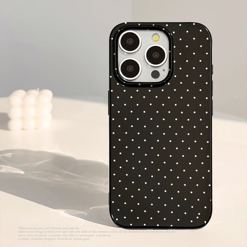 Bow Dotted Charm Phone Case
