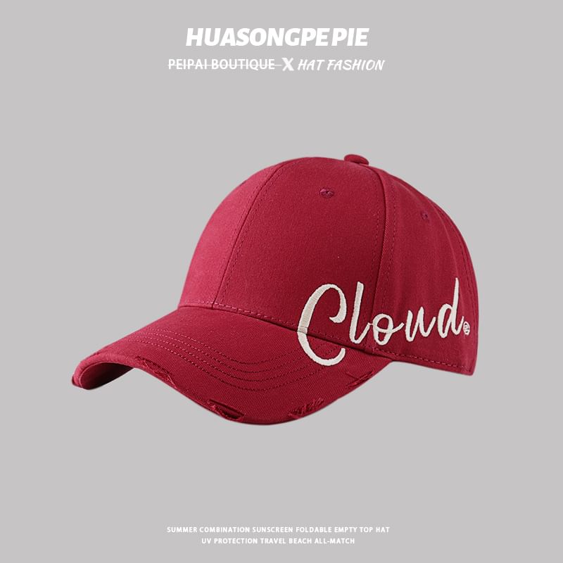 Baseball Lettering Print Cap