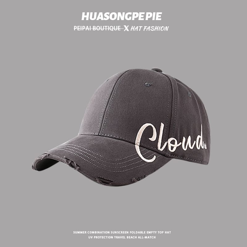 Baseball Lettering Print Cap