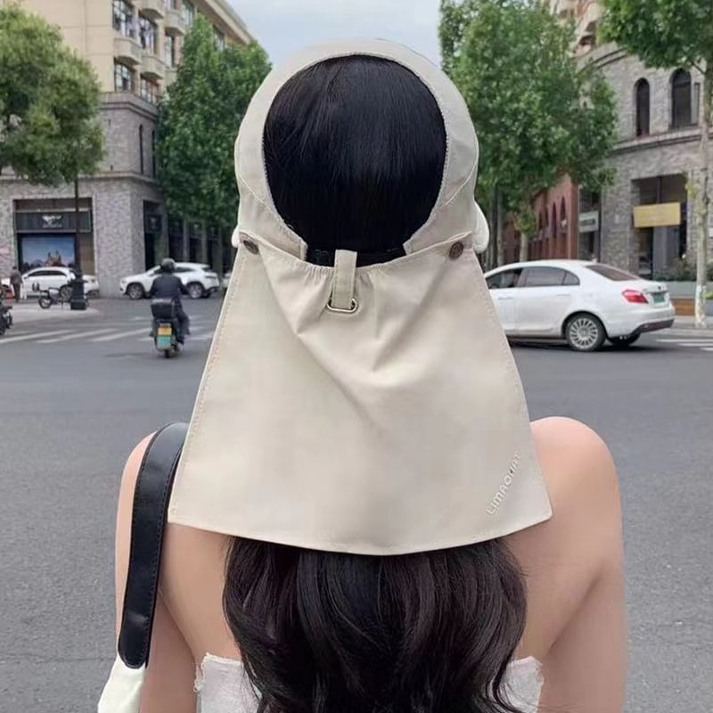 Sun Top Plain Hat Open