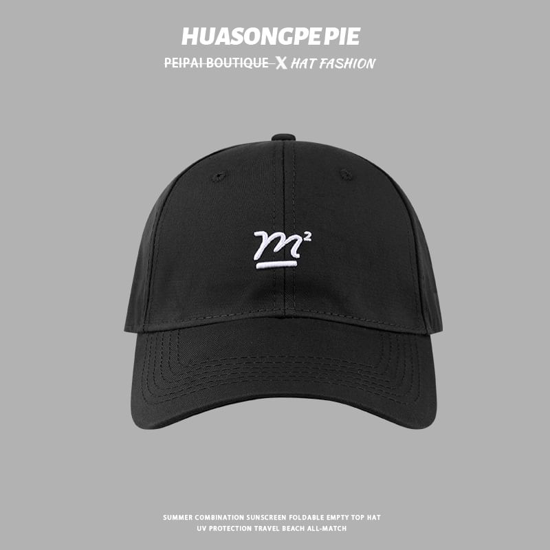 Embroidered Cap Baseball Lettering