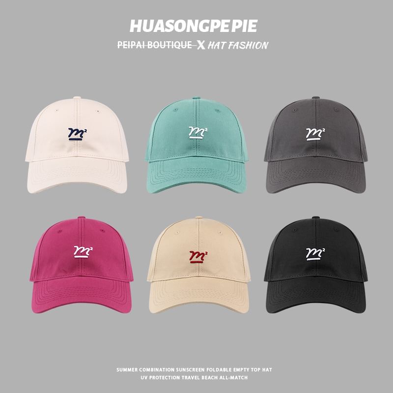 Embroidered Cap Baseball Lettering